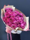 Букет из 9 пионовидных кустовых роз
