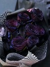 Букет из 7 черных роз