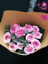 Букет из 11 пионовидных роз сорта Miranda