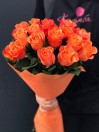 Букет из 15 оранжевых роз