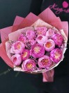 Букет из 15 пионовидных роз Constance