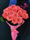 Букет из 15 светло-розовых роз
