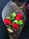 Букет из 3 красных роз