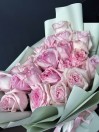 Букет из 23 пионовидных роз Pink Ohara 