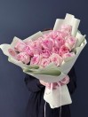 Букет из 23 пионовидных роз Pink Ohara 