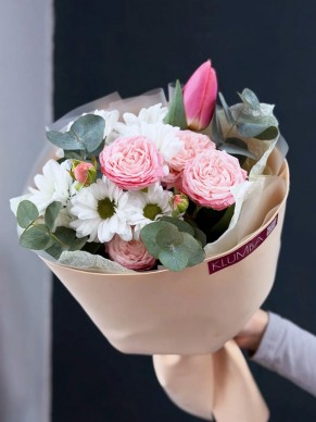 Букет с тюльпаном