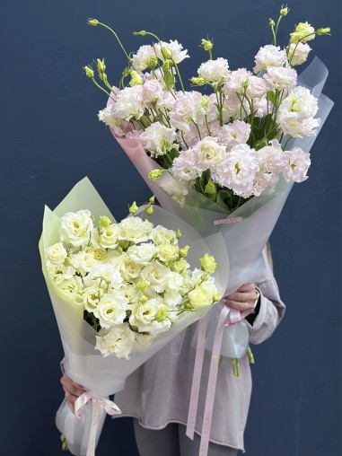 Букет 9 эустом