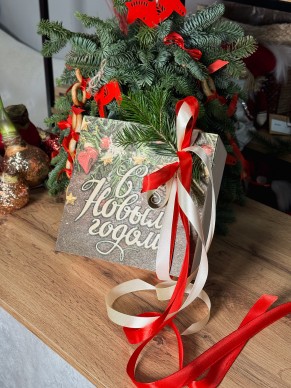 Подарочный бокс с луковицей Амариллиса