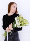 Букет 15 эустом