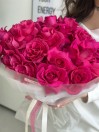 Букет Французских роз FUCHSIA