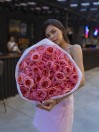 51 элитная роза Пинк Экспрешн