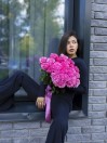 25 престижных сиреневых роз Кантри Блюз