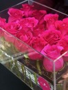 Crystal Box 15 розовых роз