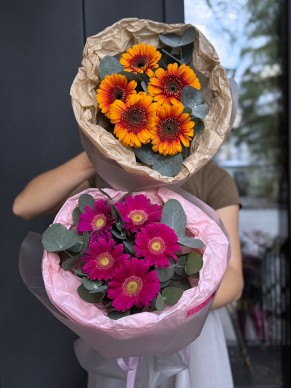 Букет из мини-гербер