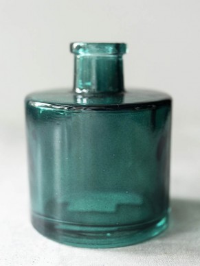Ваза бутылочная изумруд 