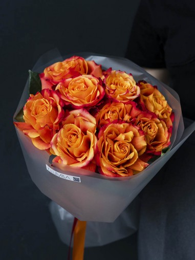 Моно из 9 французских роз 