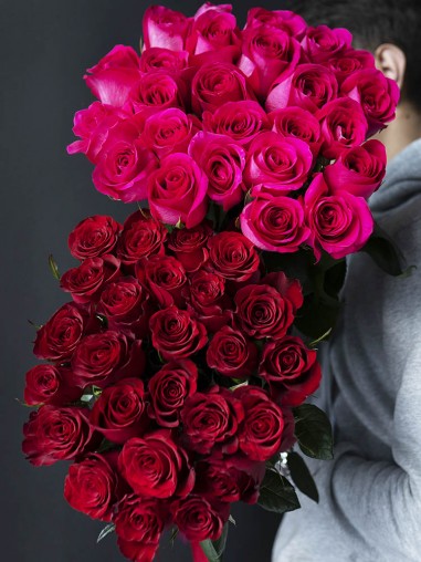 25 роз Китай 