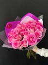 Букет 25 роз Голландия розовые