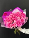 Букет 25 роз Голландия розовые