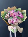 Букет из 11 пионовидных роз сорта Constance