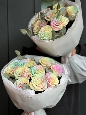 Букет из 9 роз Marshmallow
