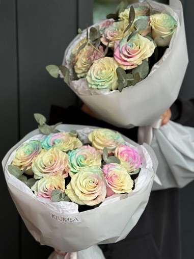 Букет из 9 роз Marshmallow